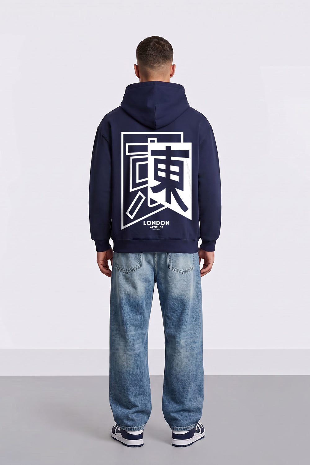Relaxed Fit Japanese Inspired  Graphic Hoodie