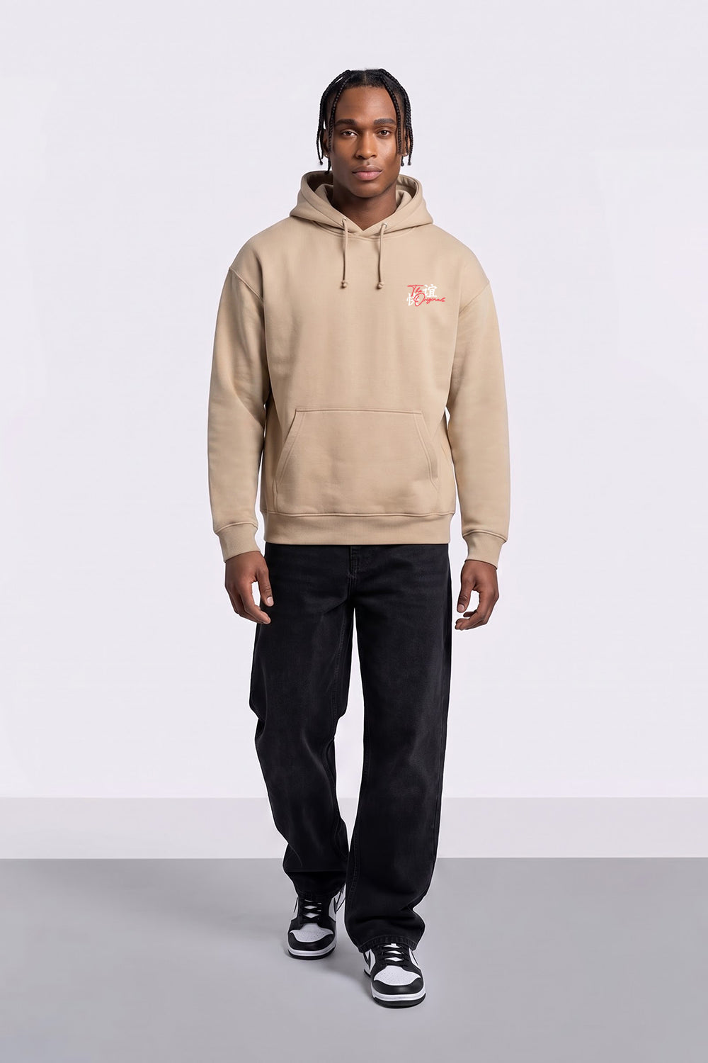 Relaxed Fit Tokyo Japan Graphic Hoodie