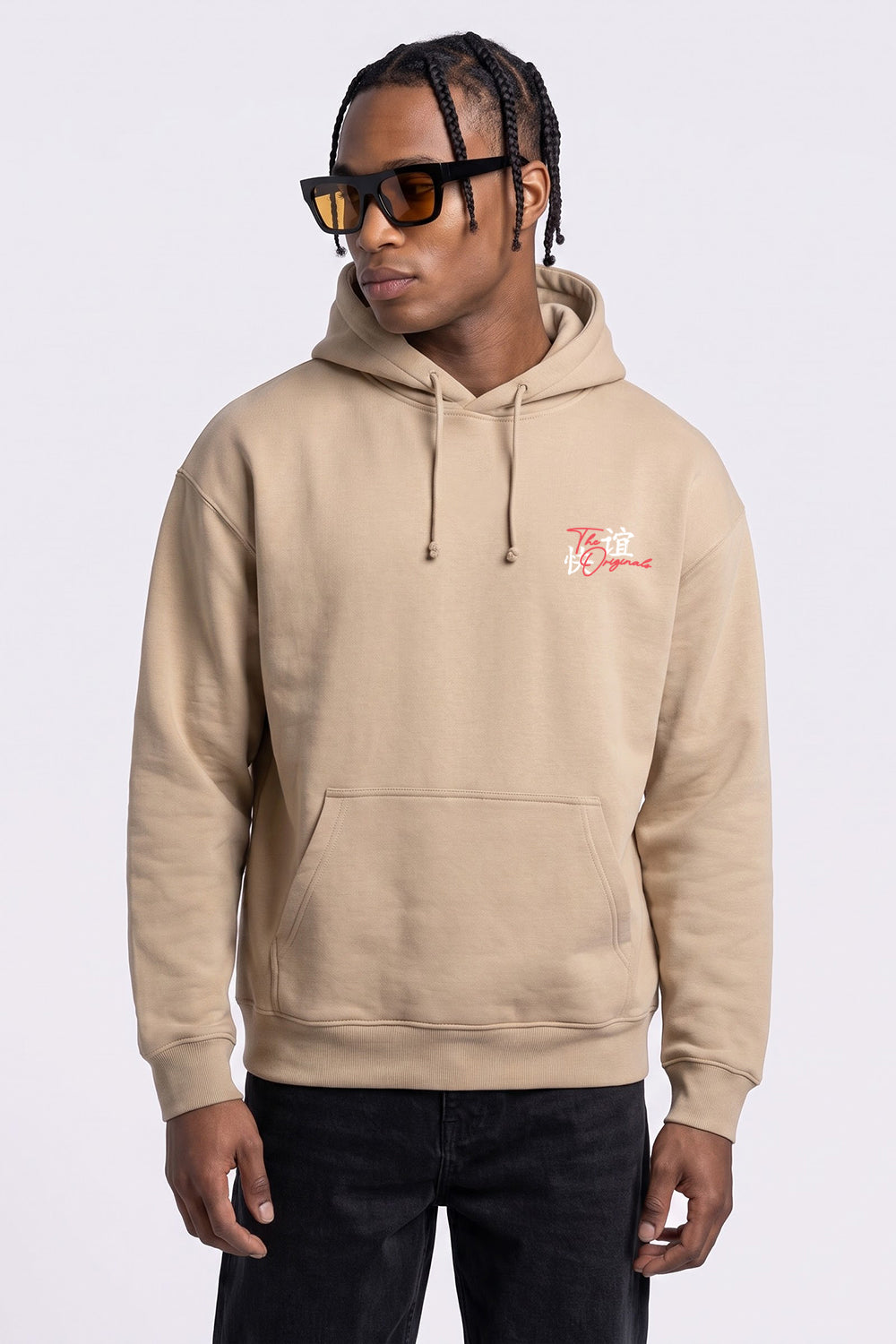 Relaxed Fit Tokyo Japan Graphic Hoodie