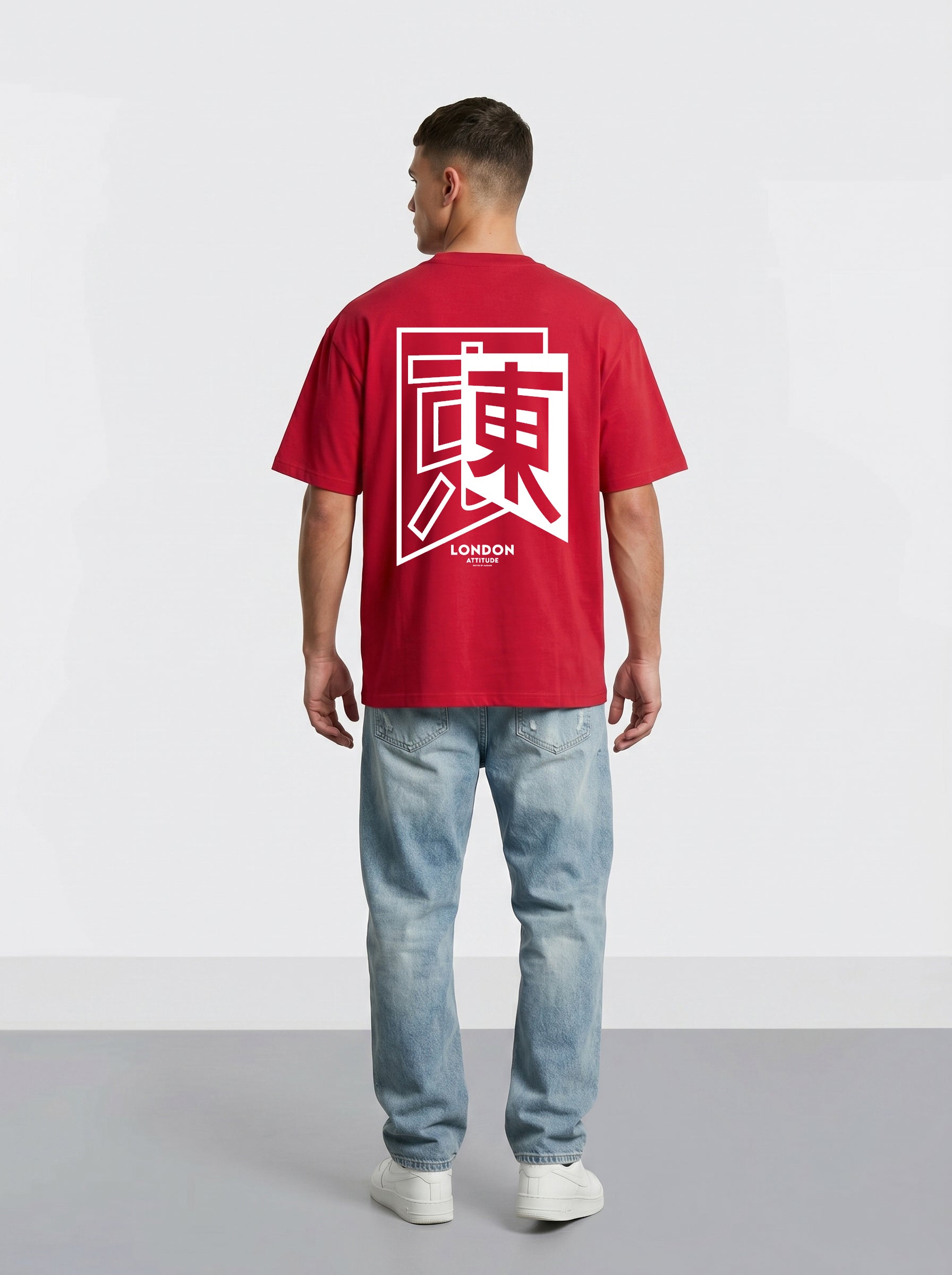 Japanese inspired Oversized Heavyweight Cotton T-Shirt