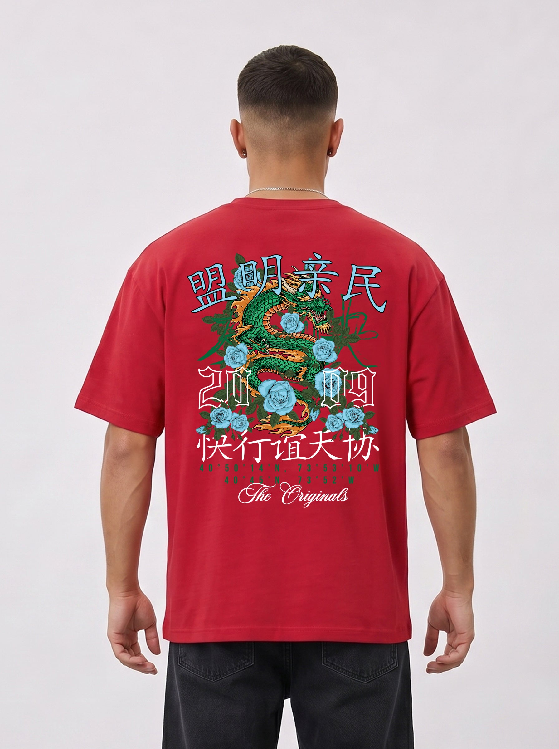 Original Creators Dragon Graphic Heavyweight Oversized T-Shirt