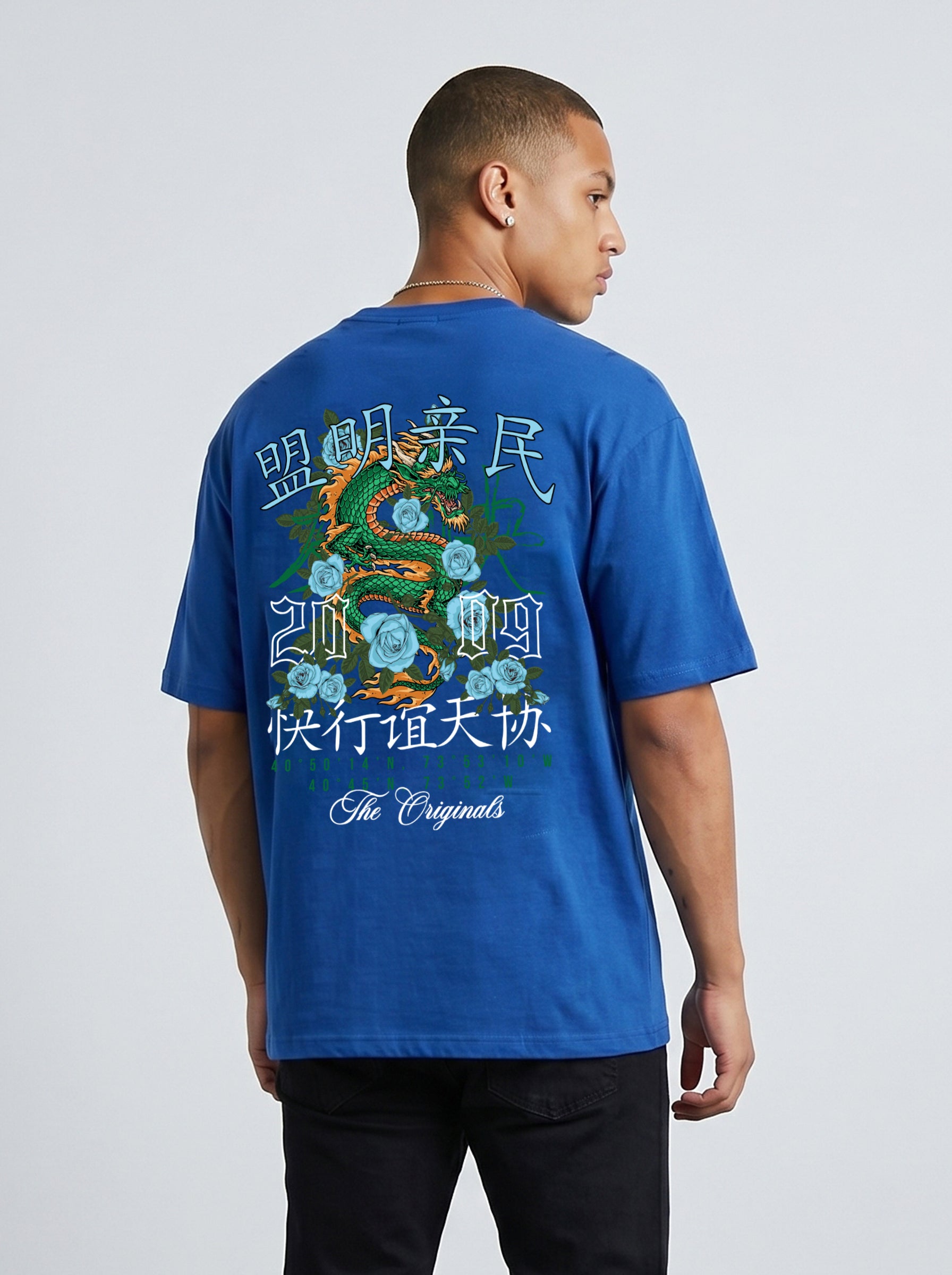 Original Creators Dragon Graphic Heavyweight Oversized T-Shirt