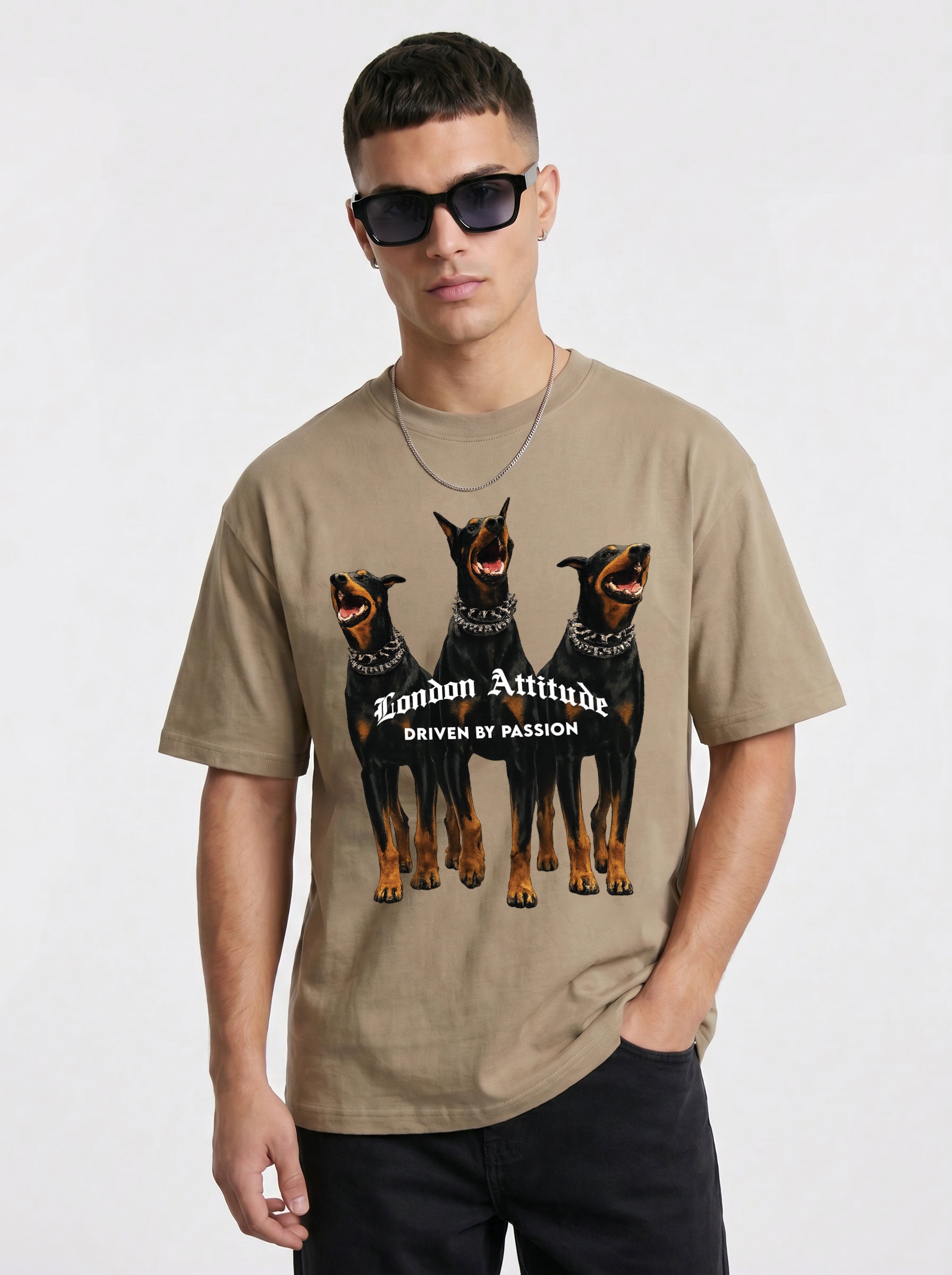 Original Creators Doberman Oversized Heavyweight T-Shirt