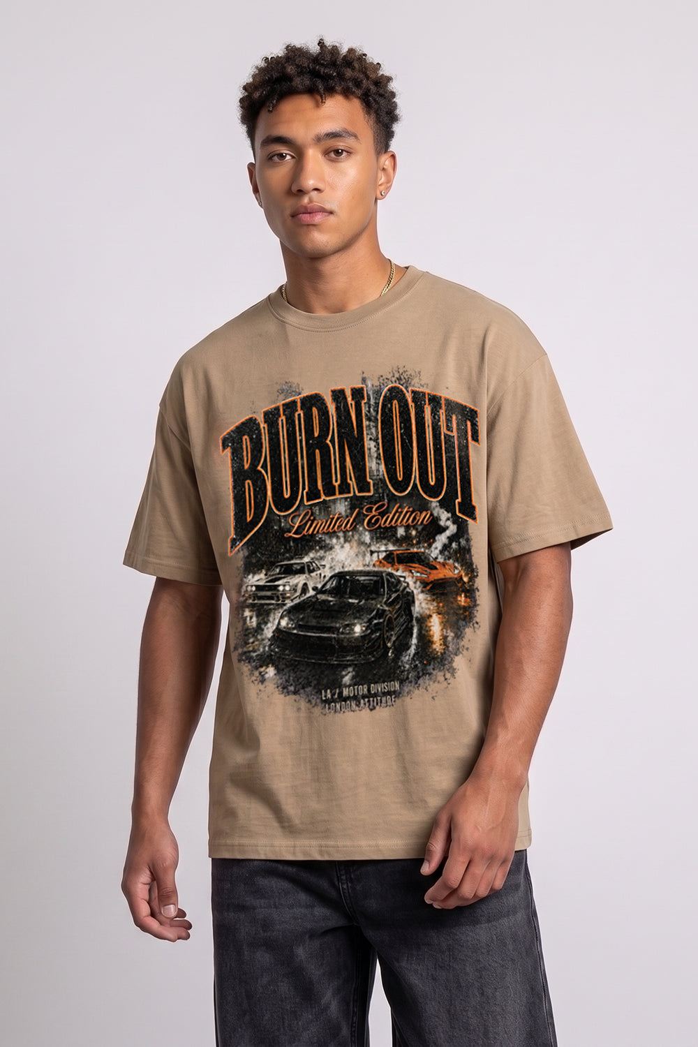 Burn Out Limited Edition Oversized Heavyweight Graphic T-Shirt