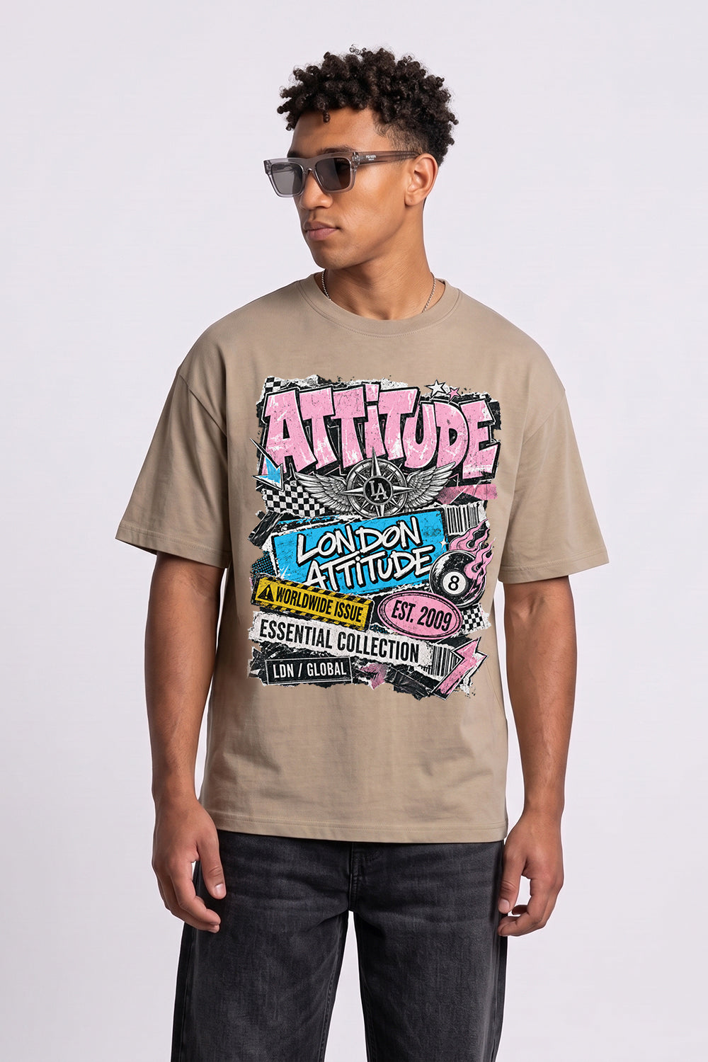Retro Graphic Oversized Heavyweight Streetwear T-Shirt
