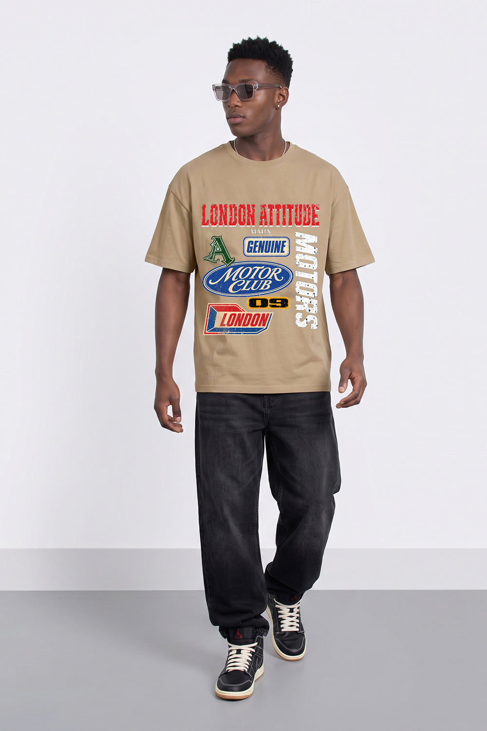 Oversized Heavyweight Vintage Racing T-Shirt