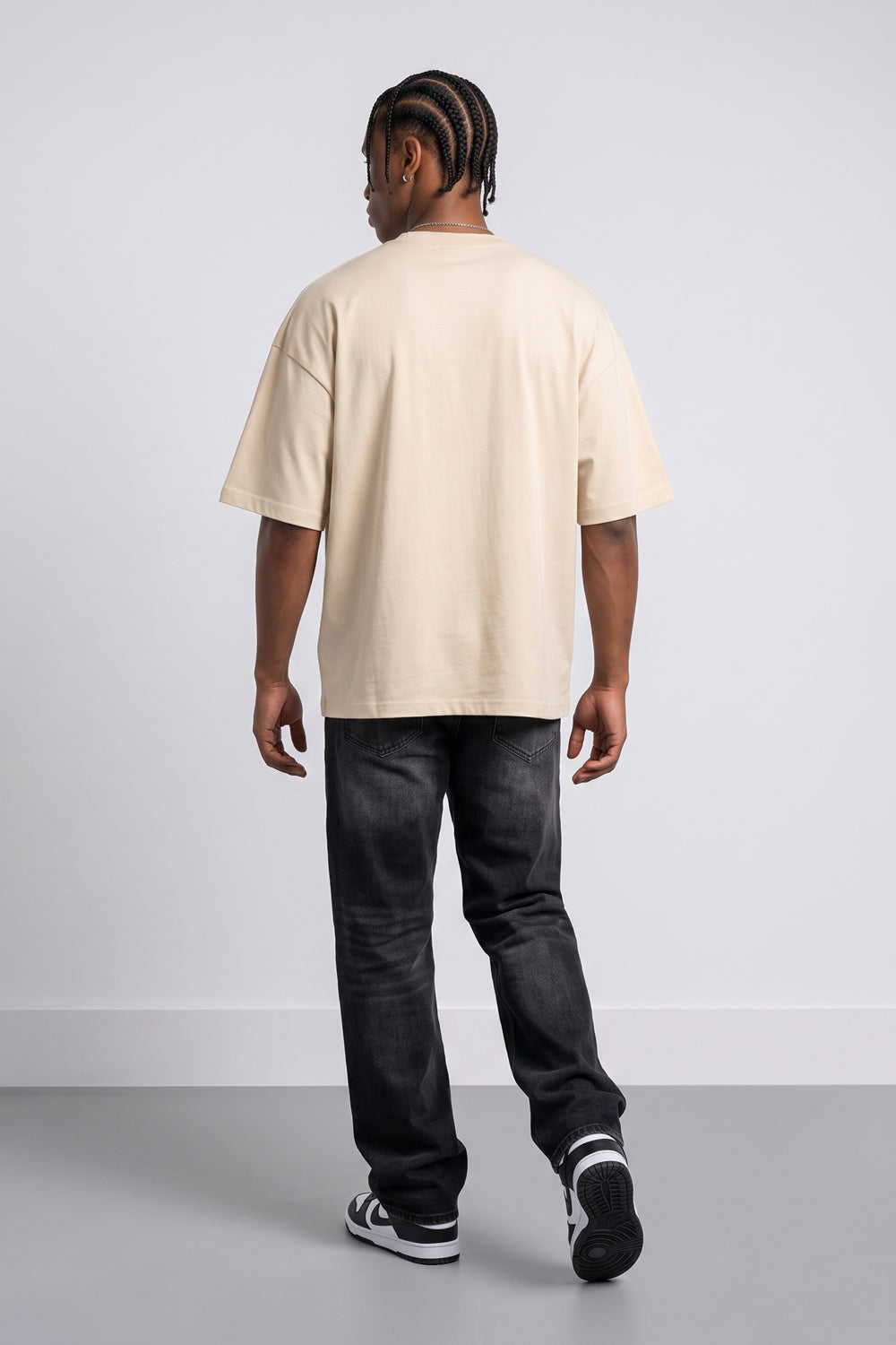 Doberman Oversized  Heavyweight T-Shirt in Sand