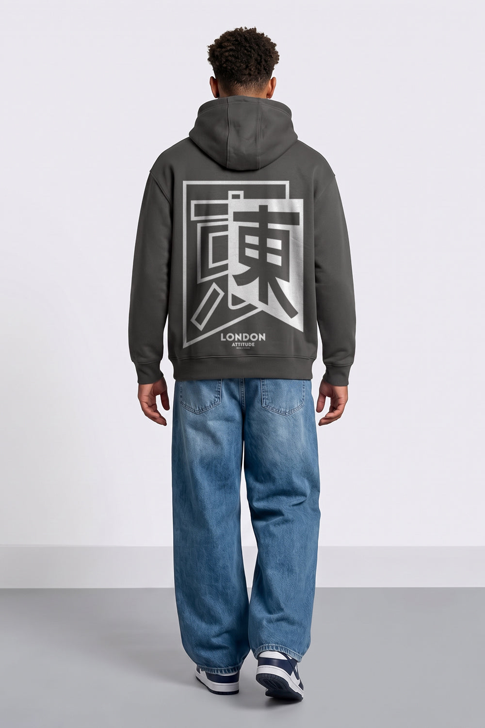 Relaxed Fit Japanese Inspired  Graphic Hoodie