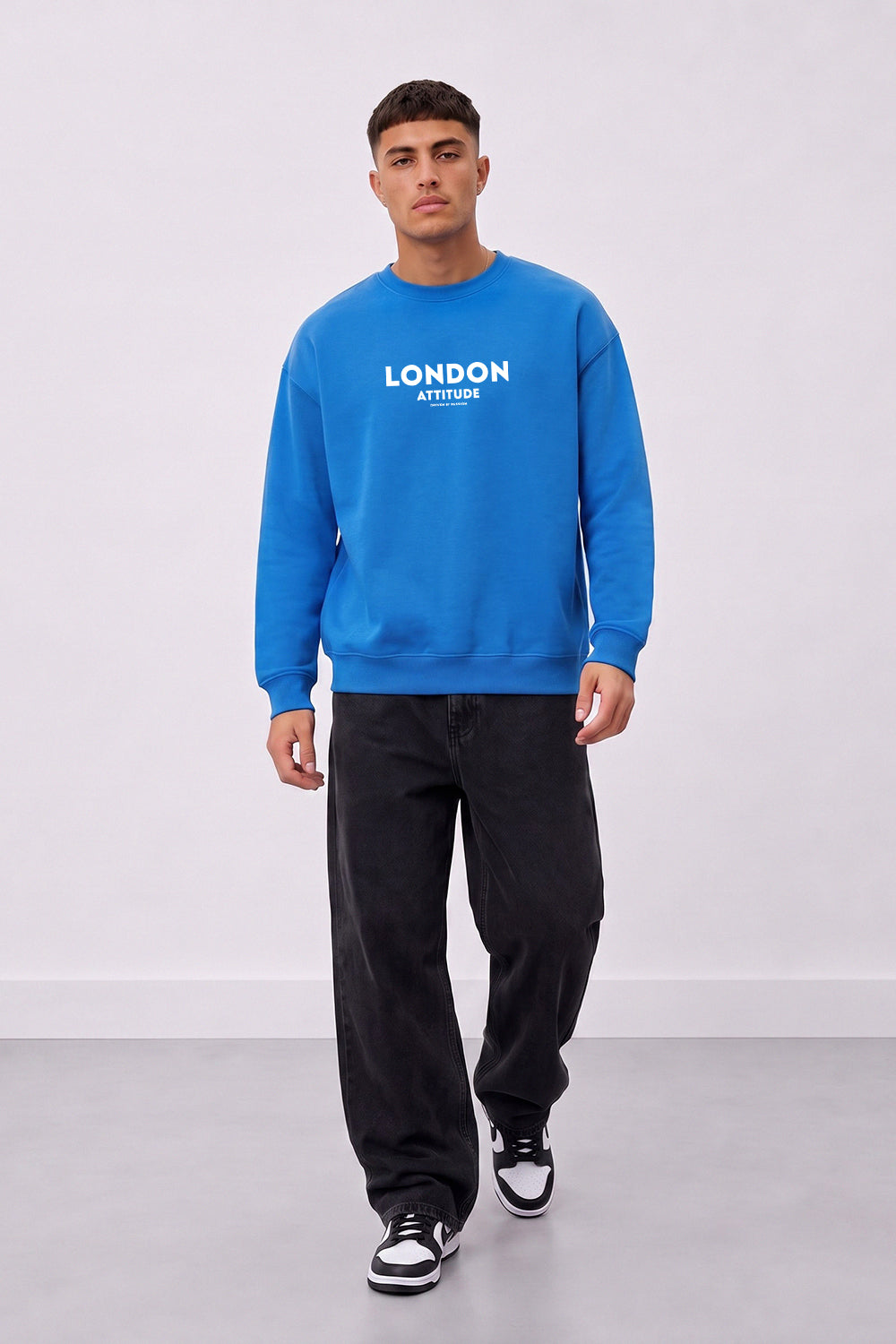 Relaxed Fit Dragon Graphic Sweatshirt
