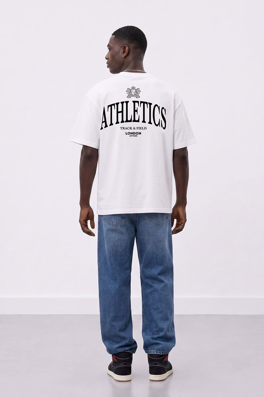 Athletics Premium Graphic T-Shirt in Black Print
