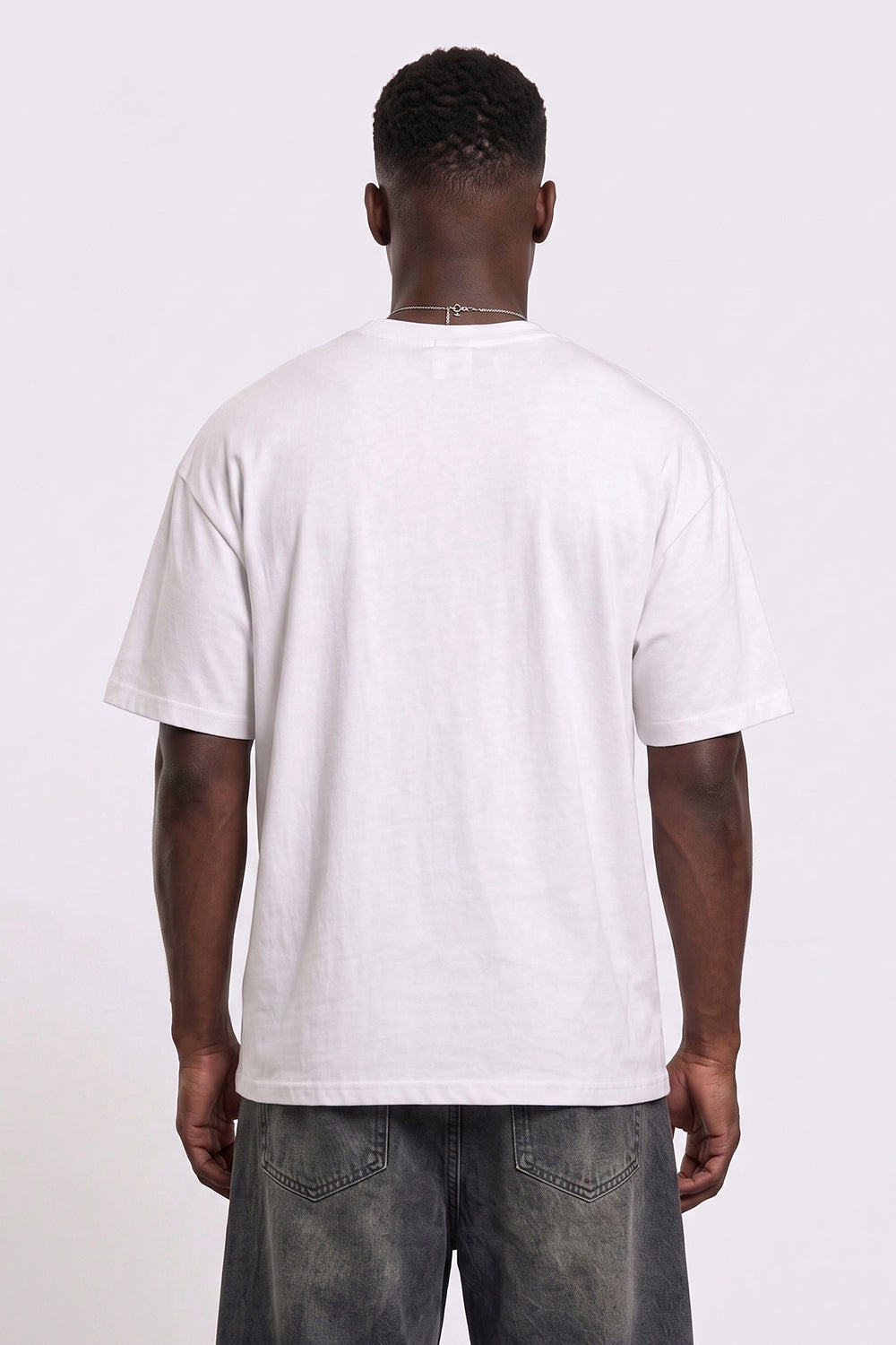 Worldwide Skull Biker Oversized Heavyweight Graphic T-Shirt