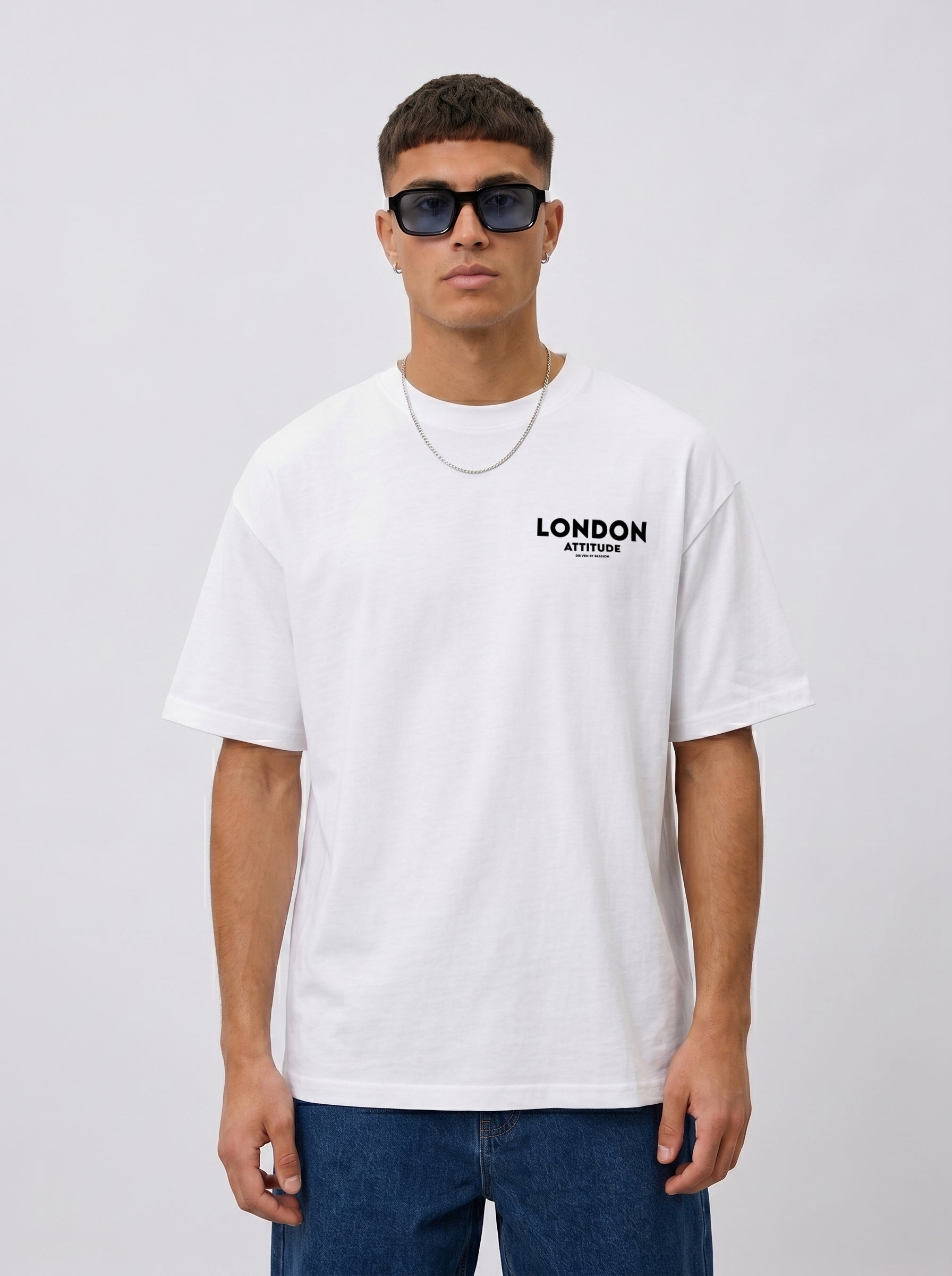 Tokyo Dragon Oversized Heavyweight Cotton White T-Shirt