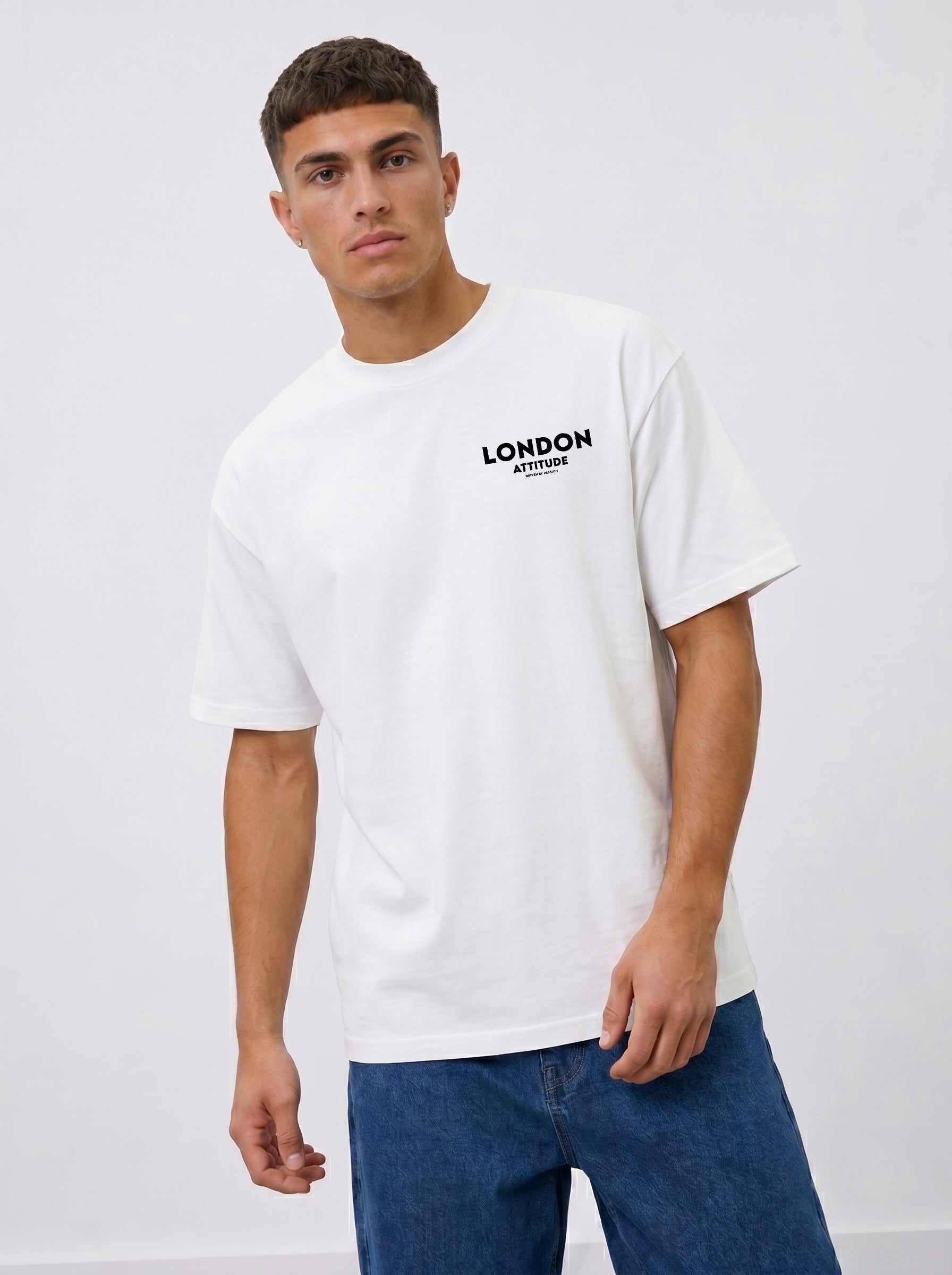 Tokyo Dragon Oversized Heavyweight Cotton White T-Shirt