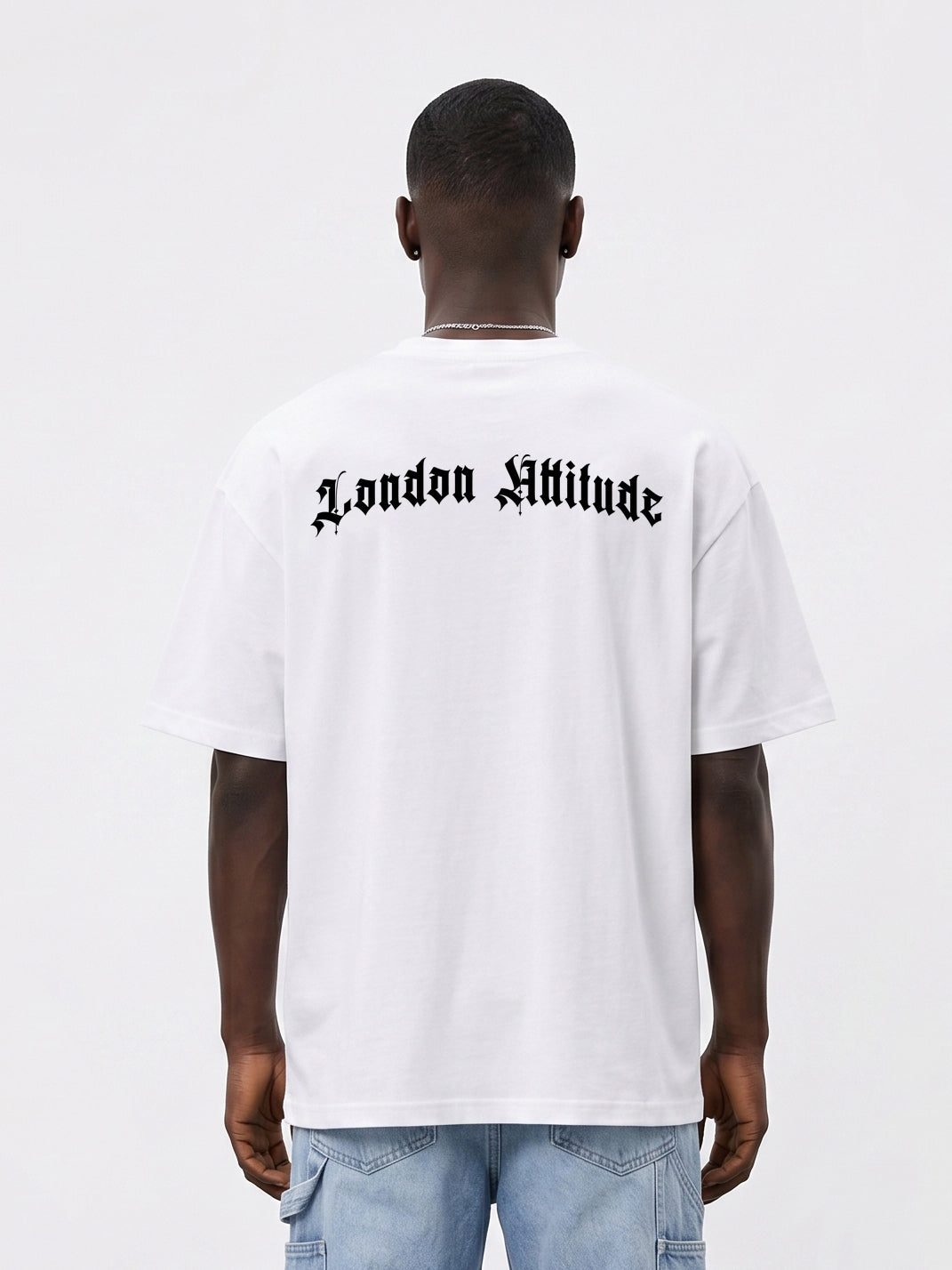 Original Creators Doberman Oversized Heavyweight White T-Shirt