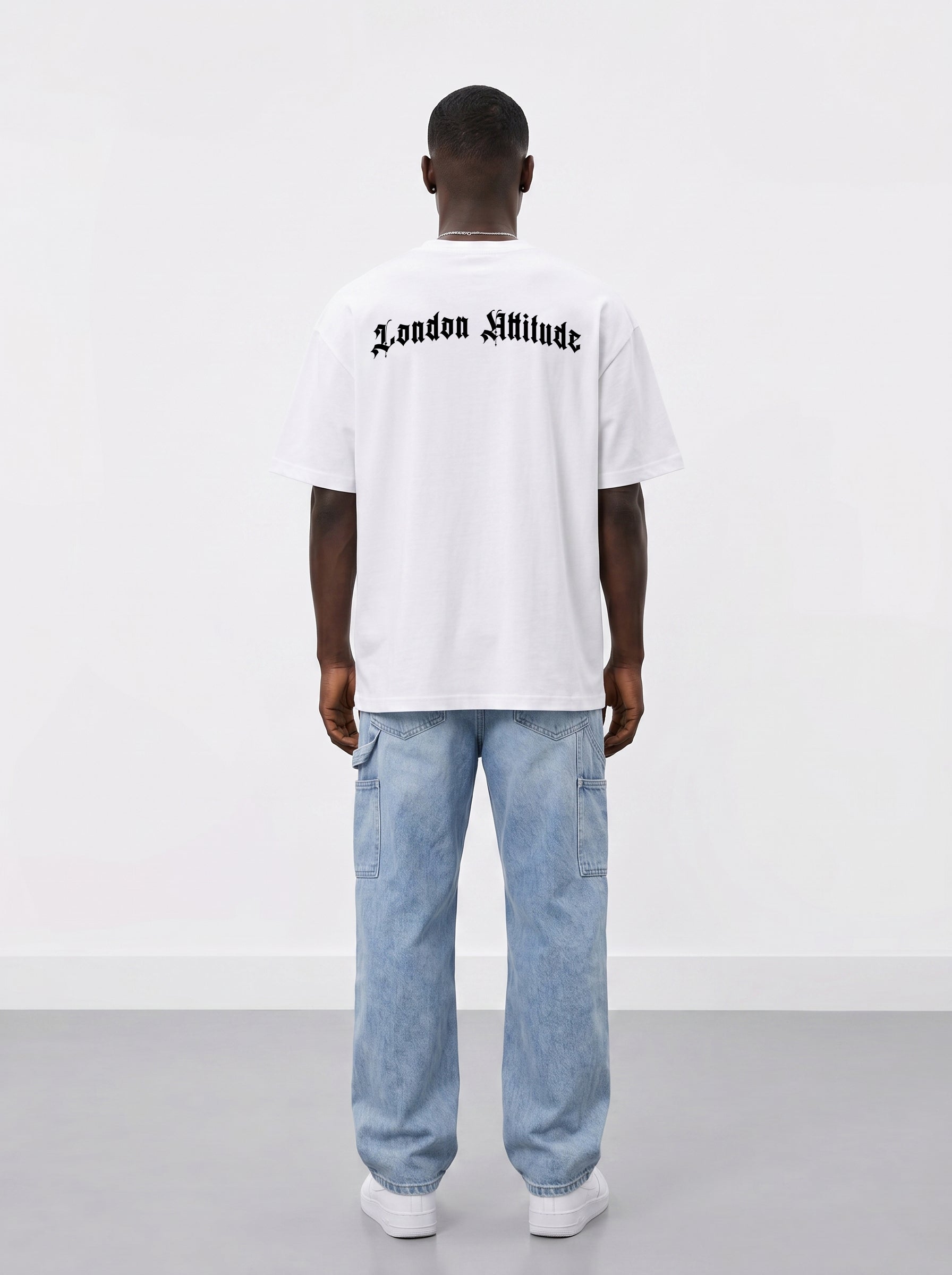 Original Creators Doberman Oversized Heavyweight White T-Shirt