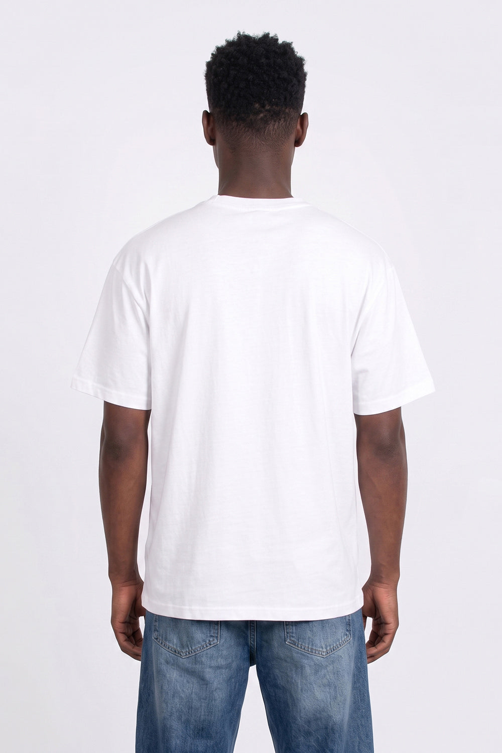 Worldwide Eagle Oversized Heavyweight Graphic T-Shirt in White