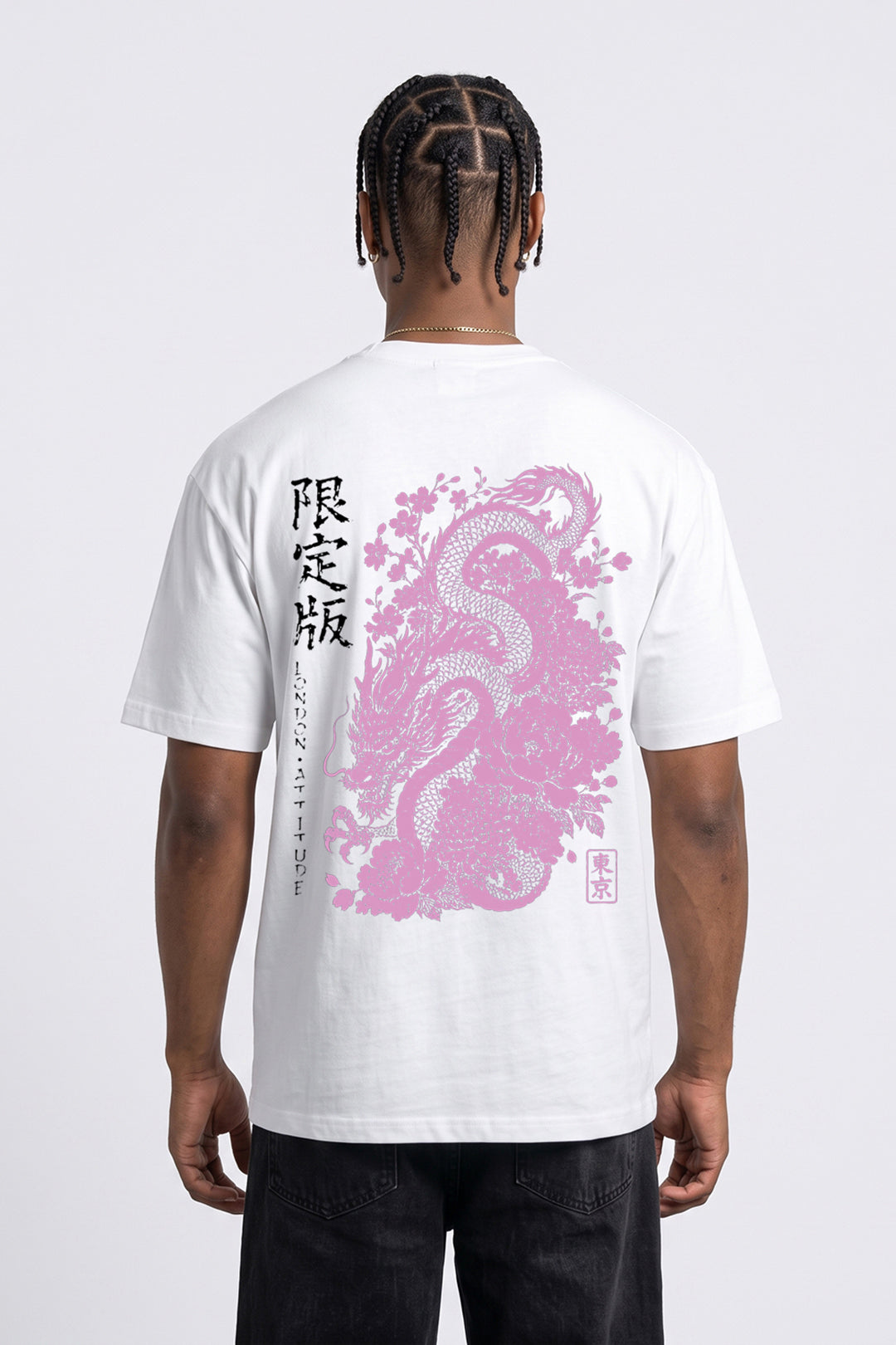 Japanese-Inspired Dragon Graphic T-Shirt