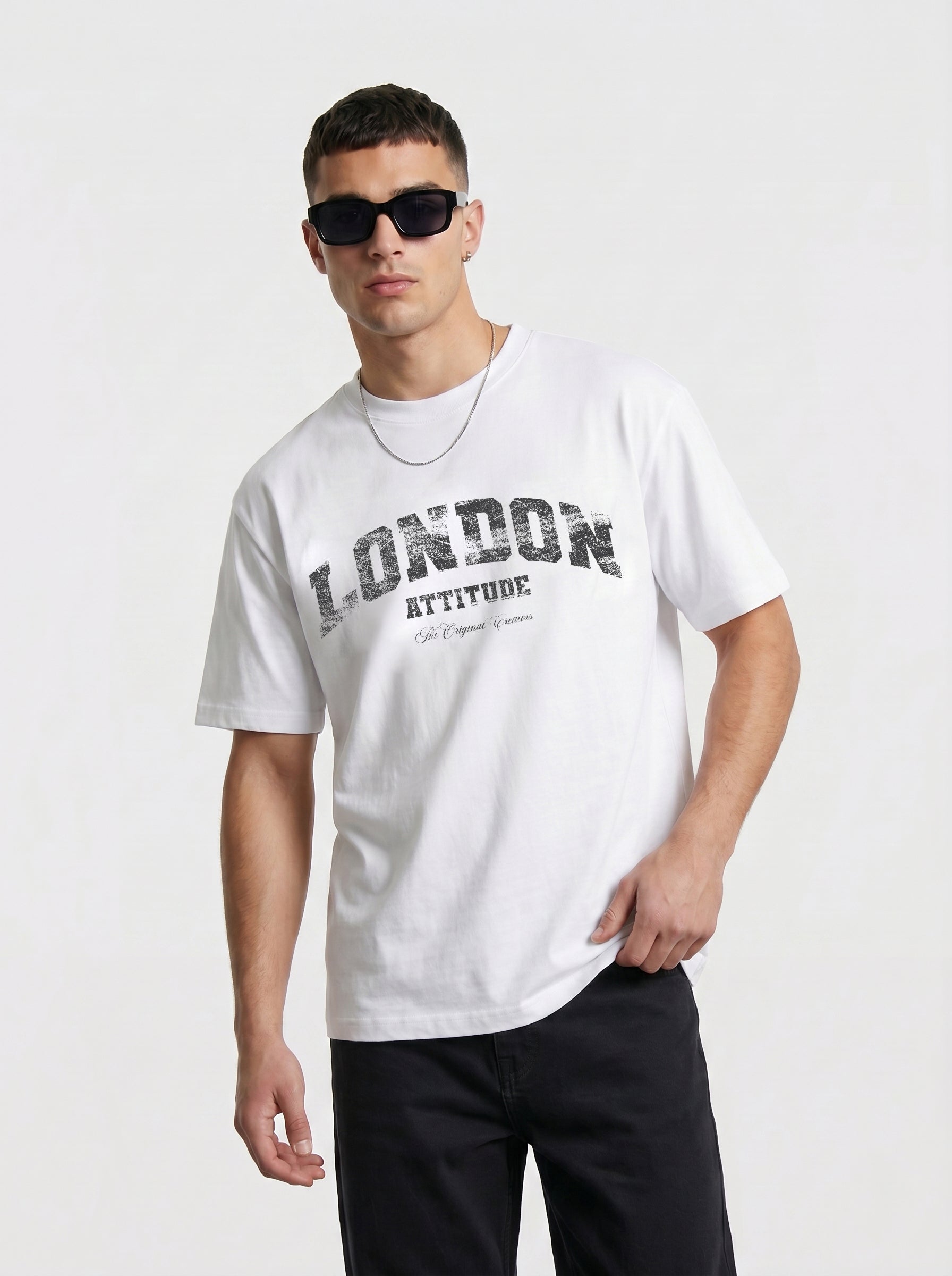 Original Creators Premium Organic Cotton T-Shirt with Vintage Black Logo