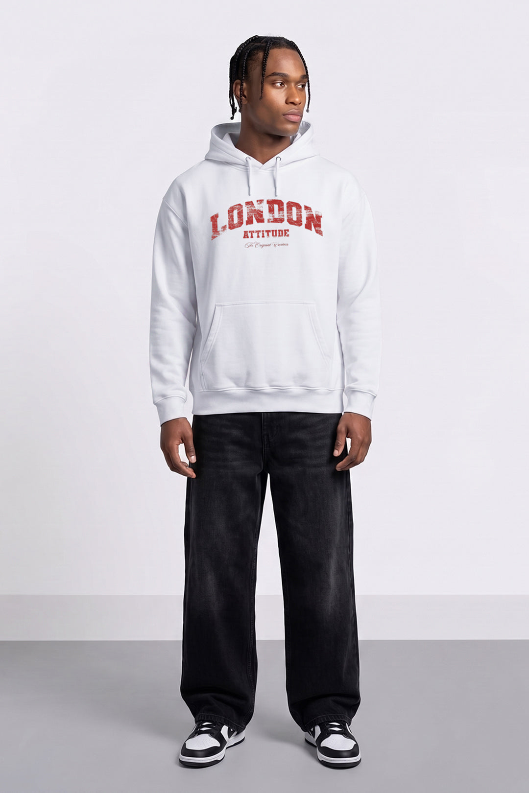 Relaxed Fit Collegiate Graphic Hoodie