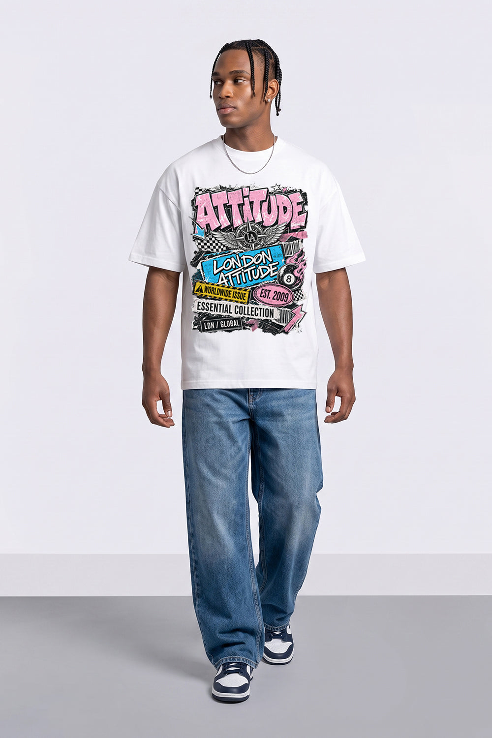 Retro Graphic Oversized Heavyweight Streetwear T-Shirt