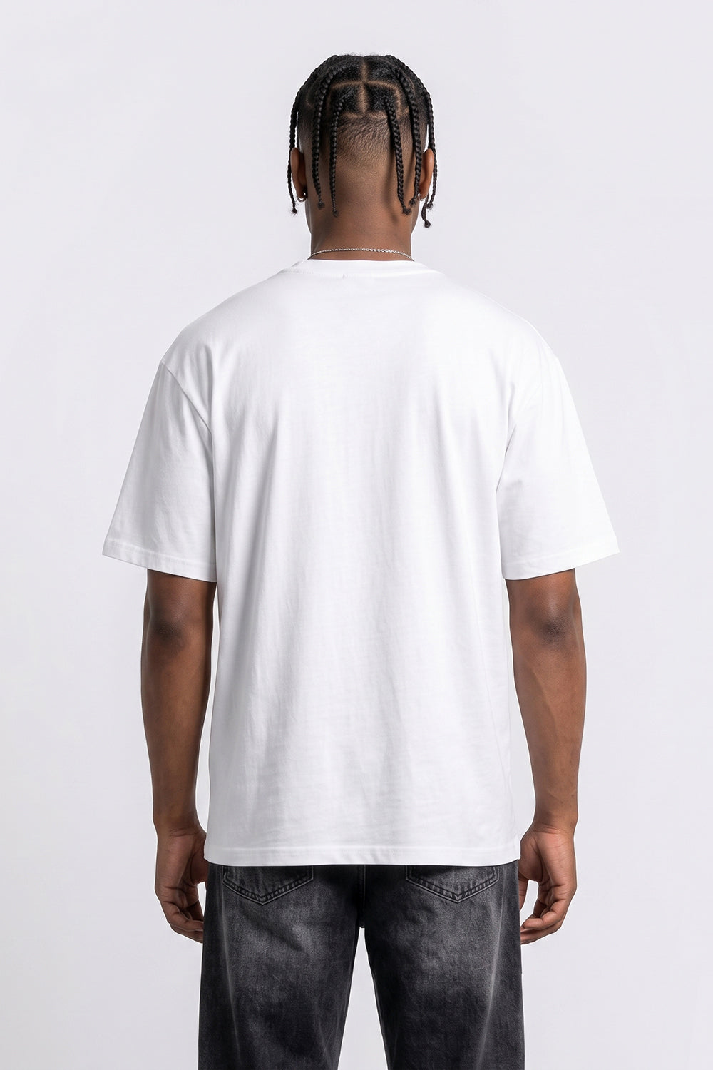 Worldwide Angel Oversized Heavyweight Graphic T-Shirt in White