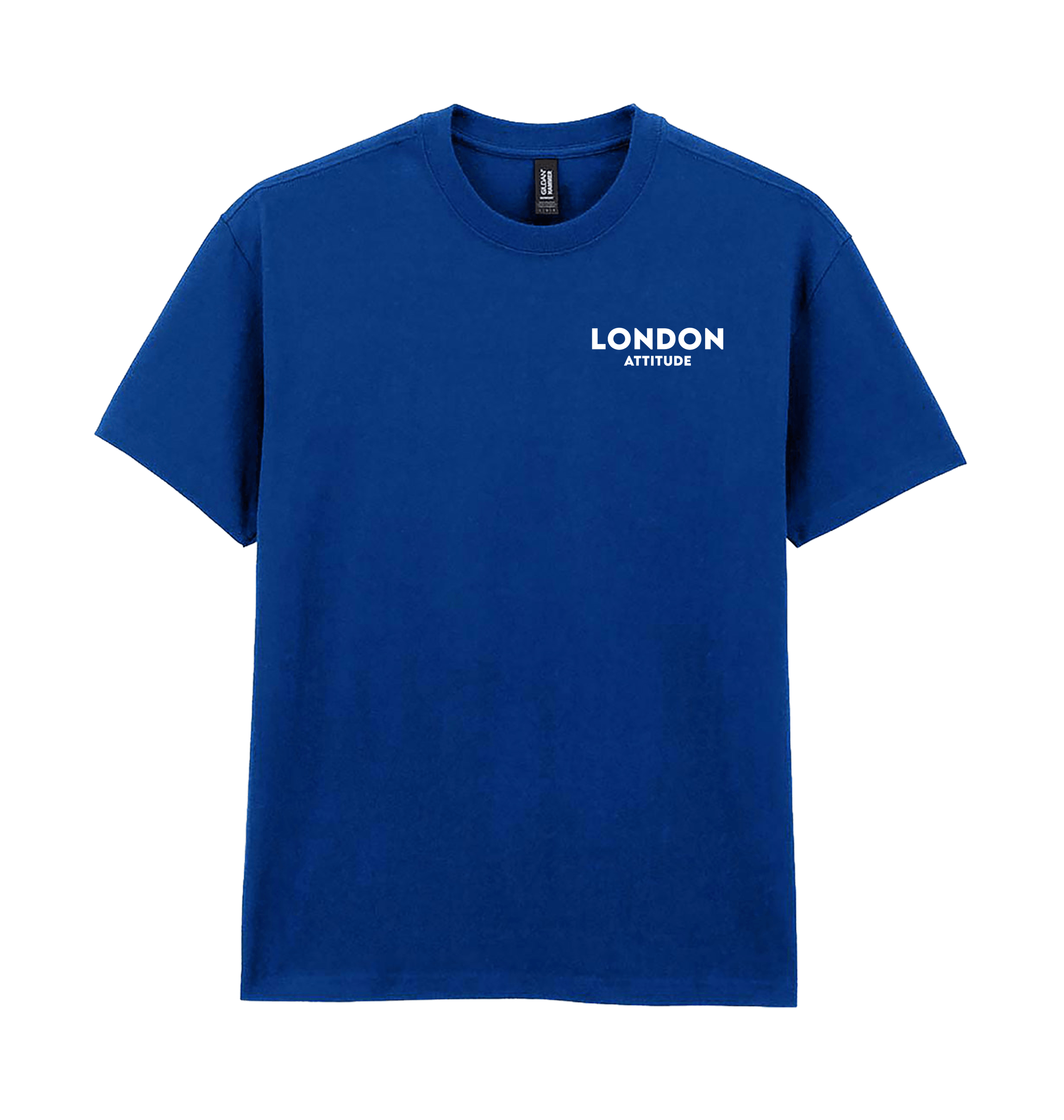 Deep Royal Printed Premium T-Shirt Front