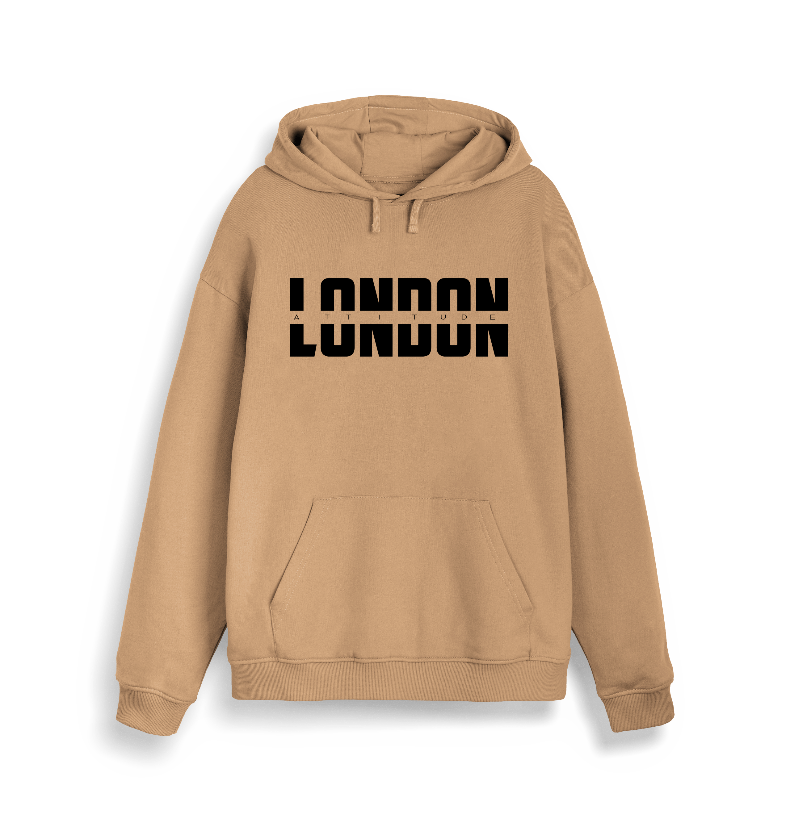 Latte Printed Sweater Front