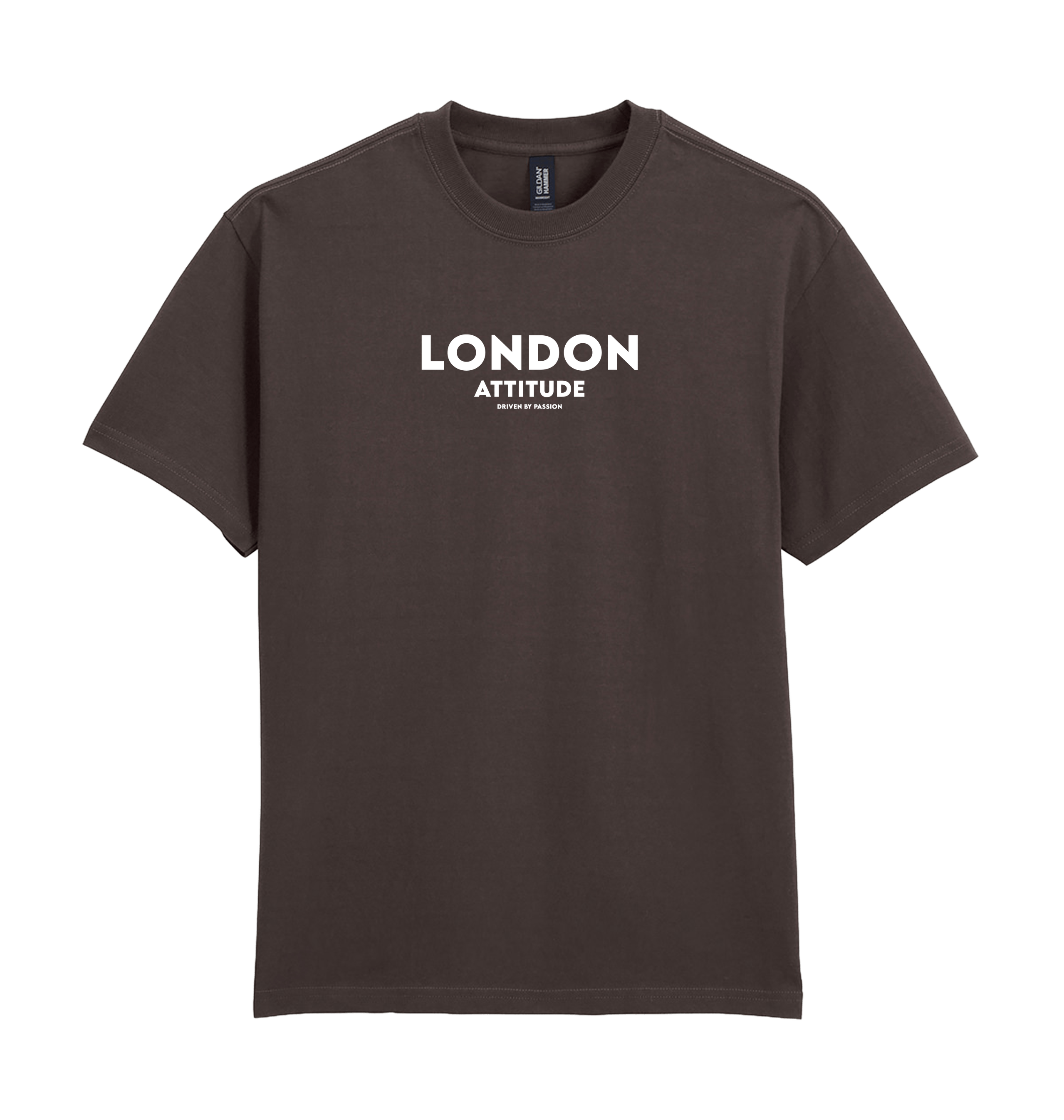 Dark Chocolate Printed Premium T-Shirt Front