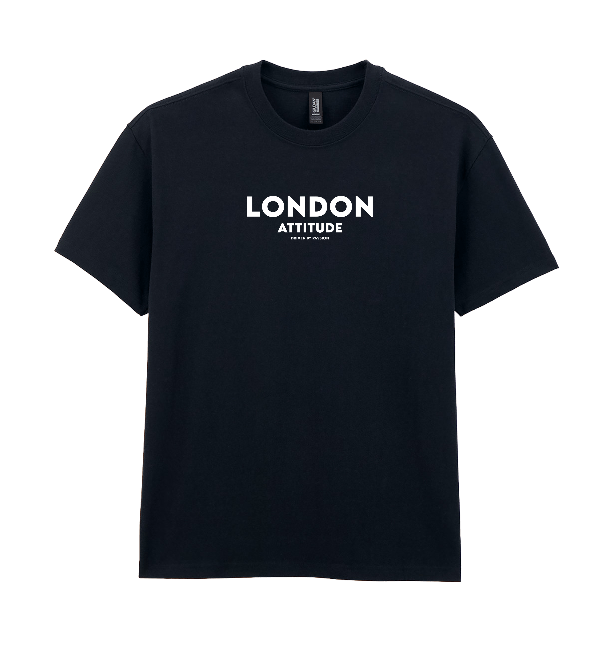 Pitch Black Printed Premium T-Shirt Front