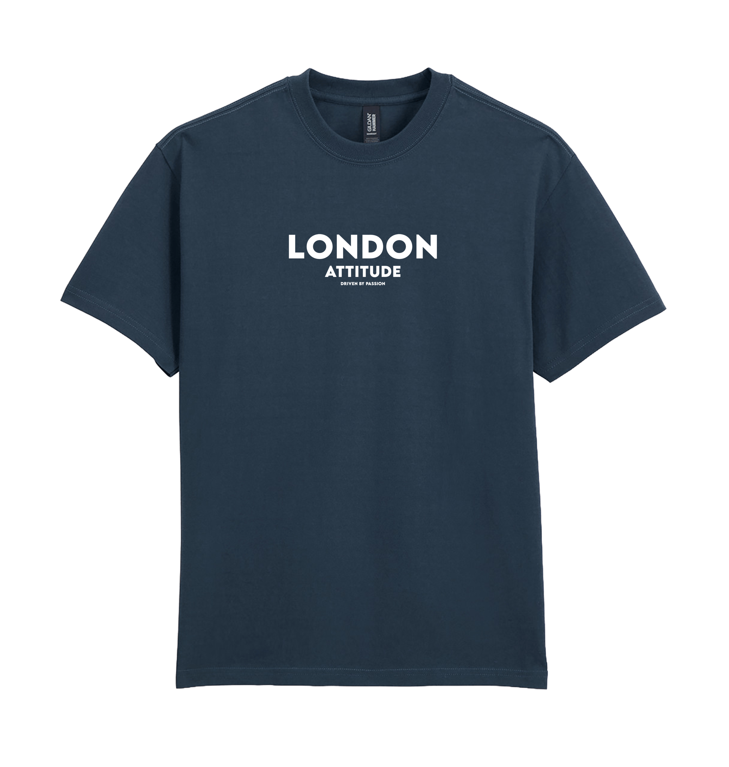 Blue Dusk Printed Premium T-Shirt Front