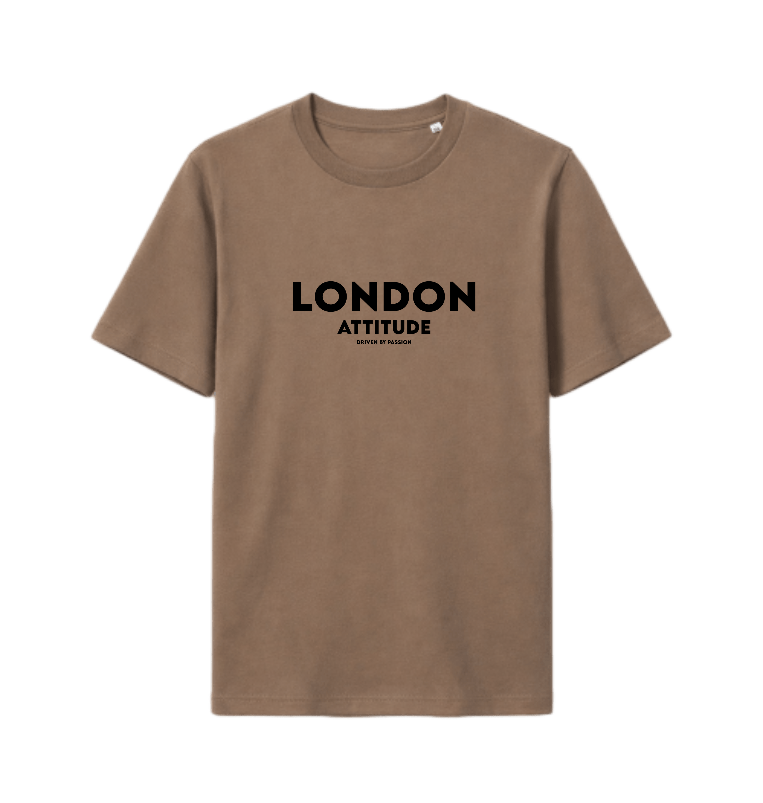 mocha Printed T-shirt Front