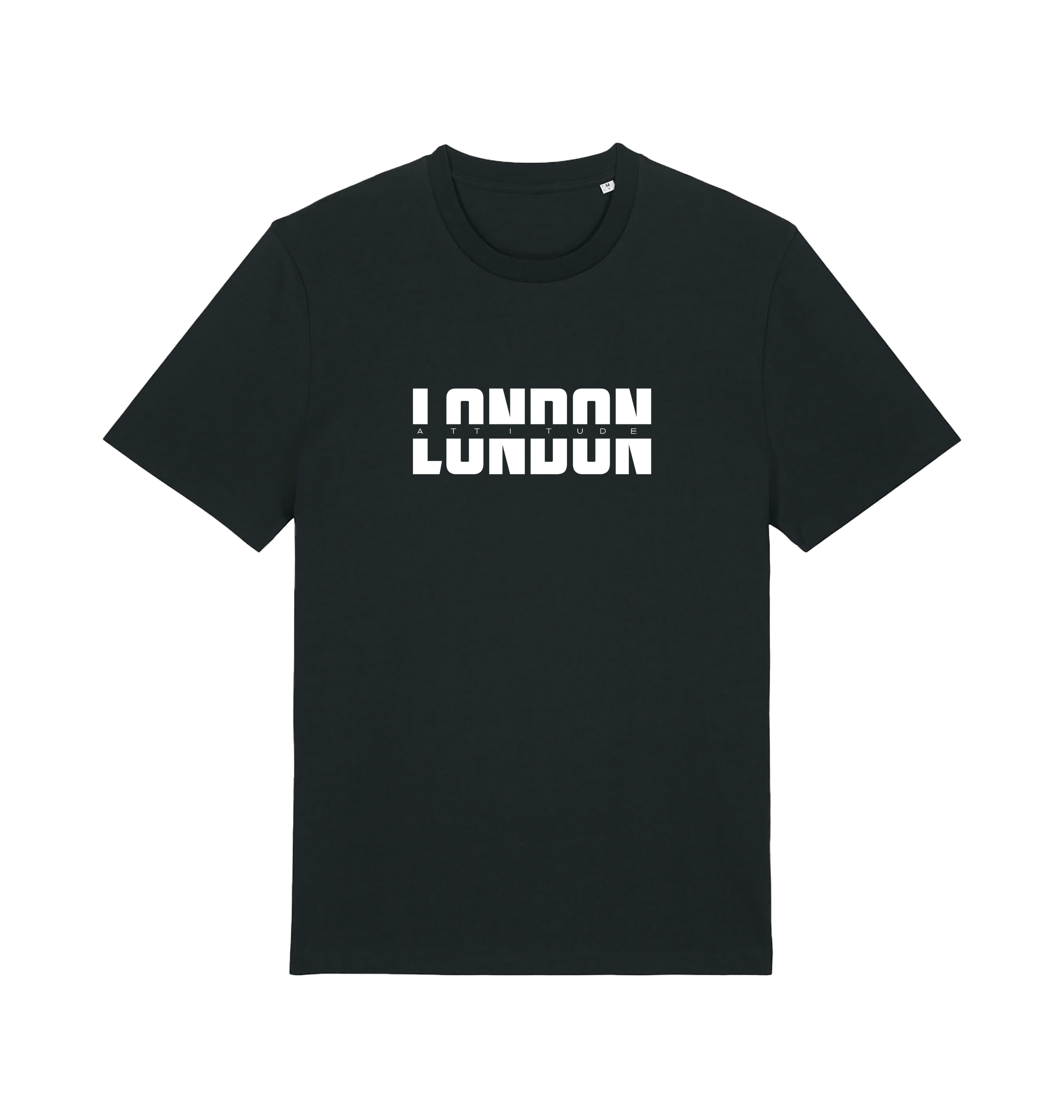 Black Printed T-shirt Front
