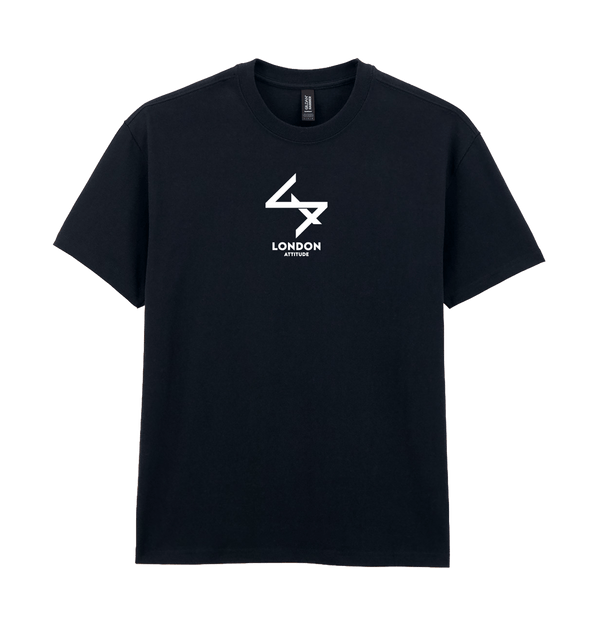 Pitch Black Printed Premium T-Shirt Front