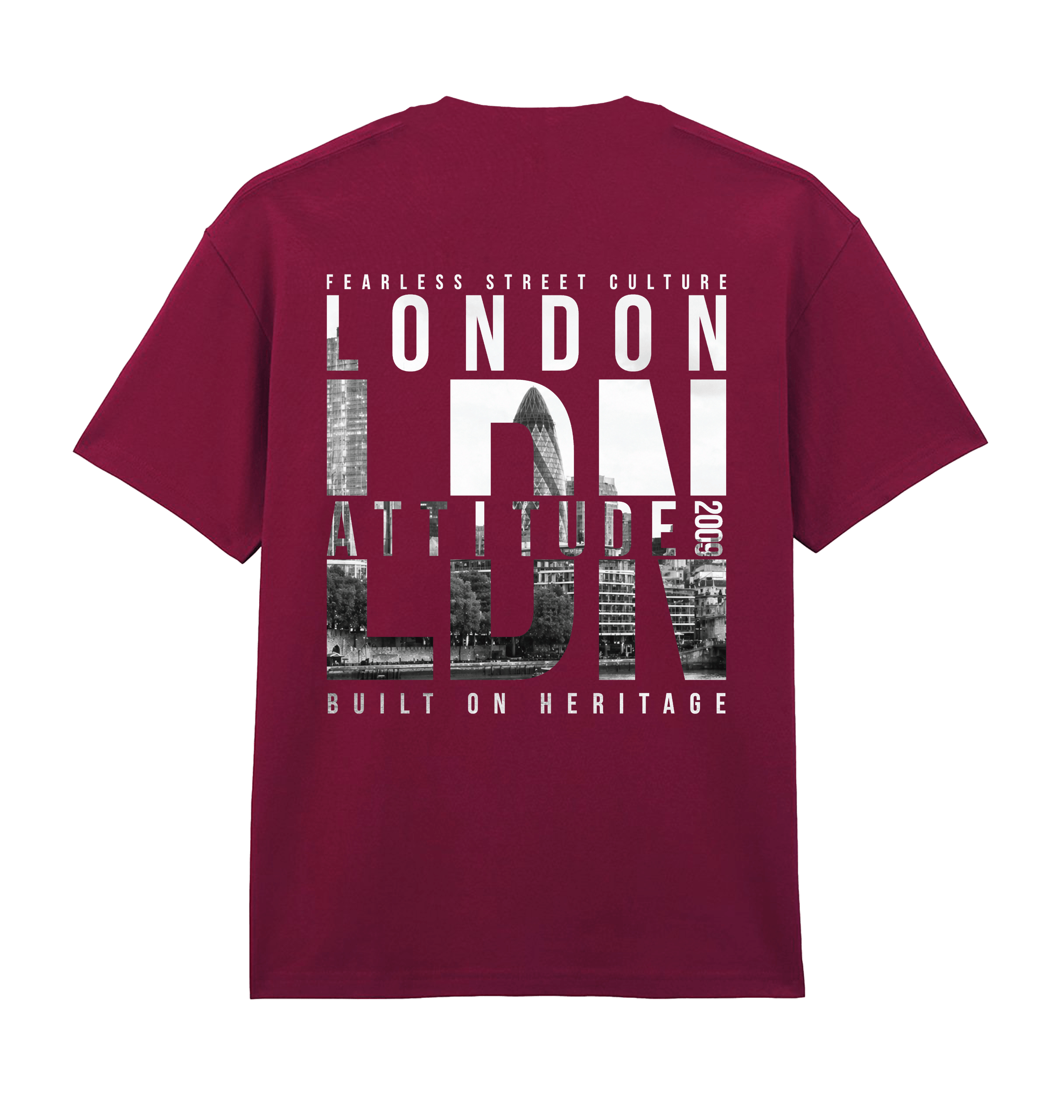 Garnet Printed Premium T-Shirt Back
