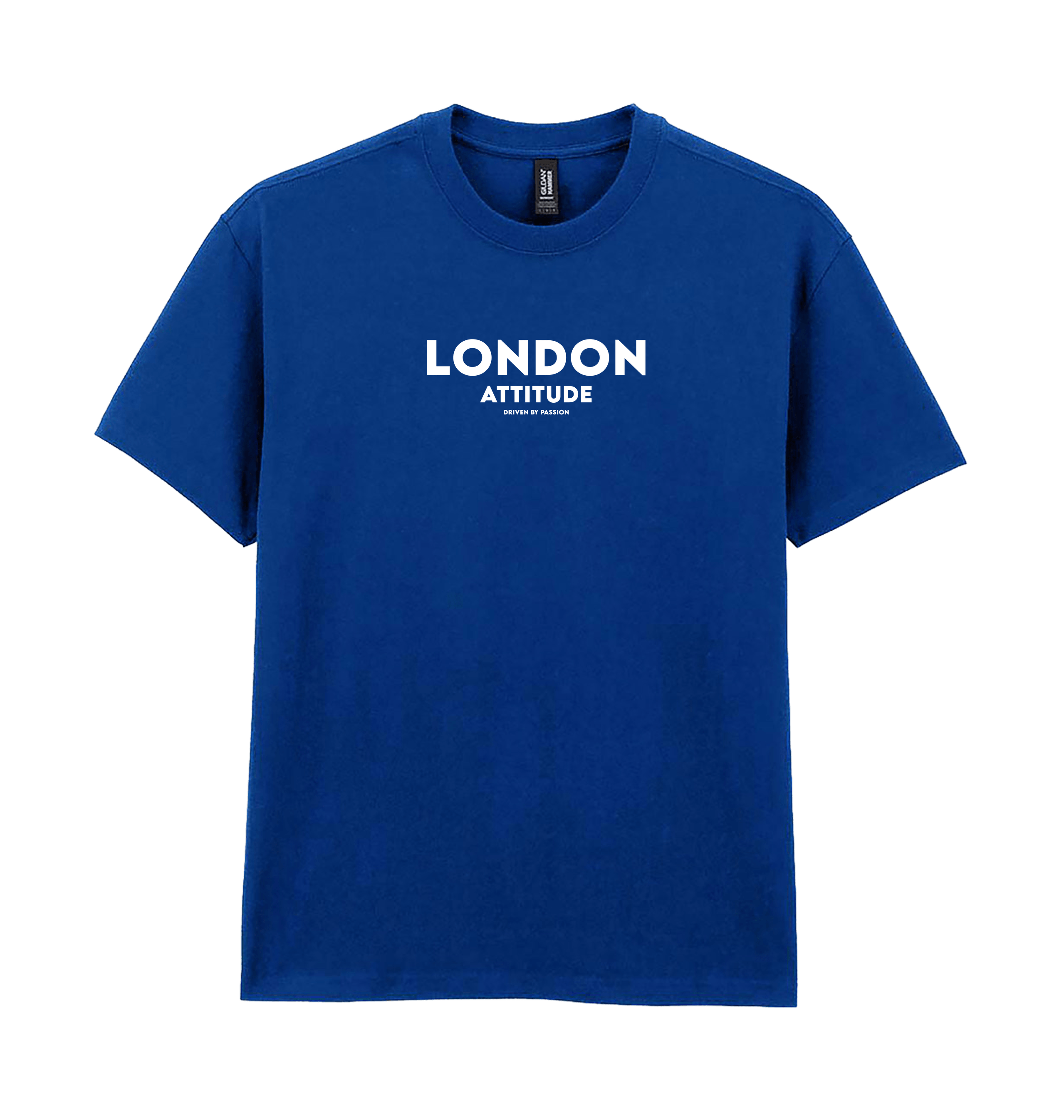Deep Royal Printed Premium T-Shirt Front