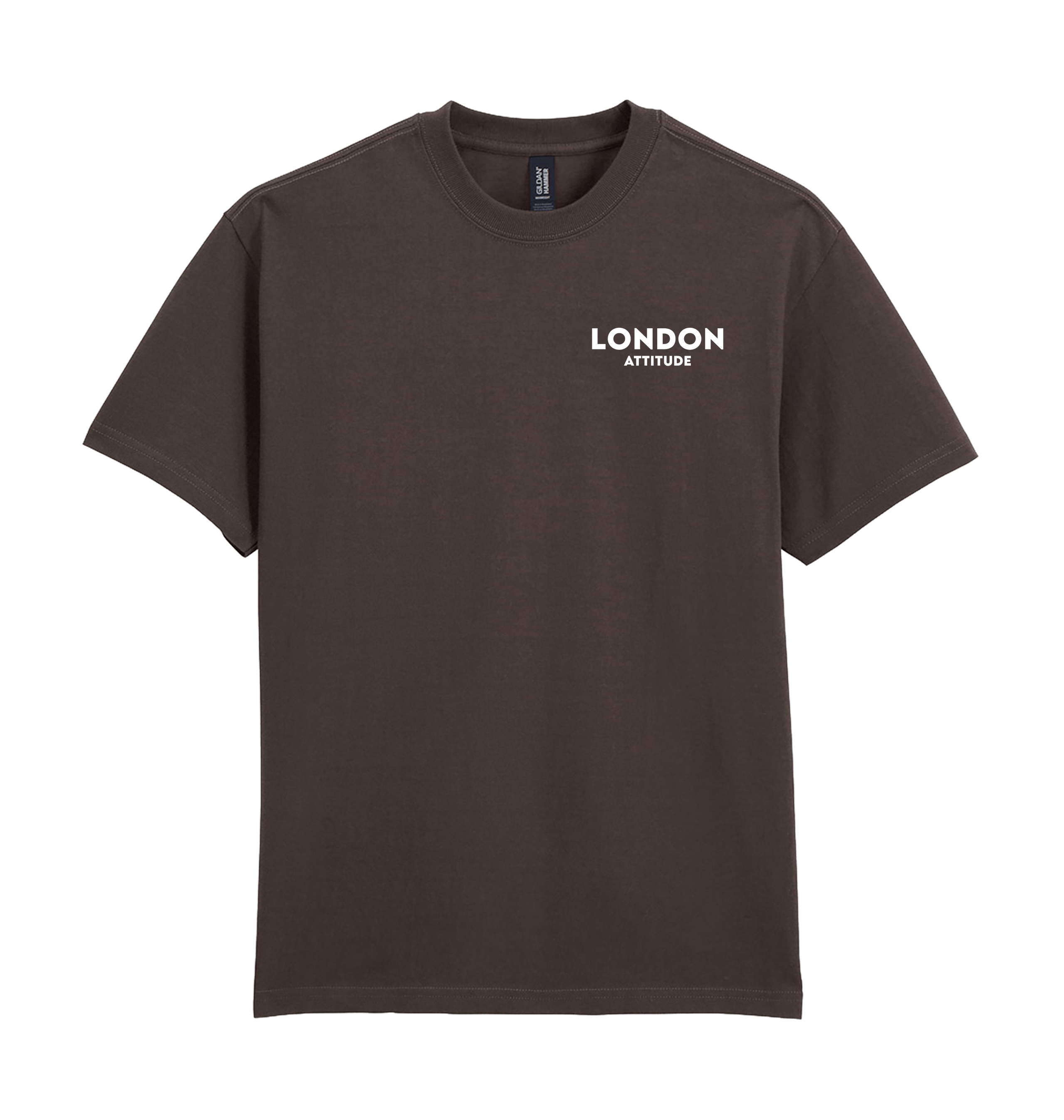 Dark Chocolate Printed Premium T-Shirt Front