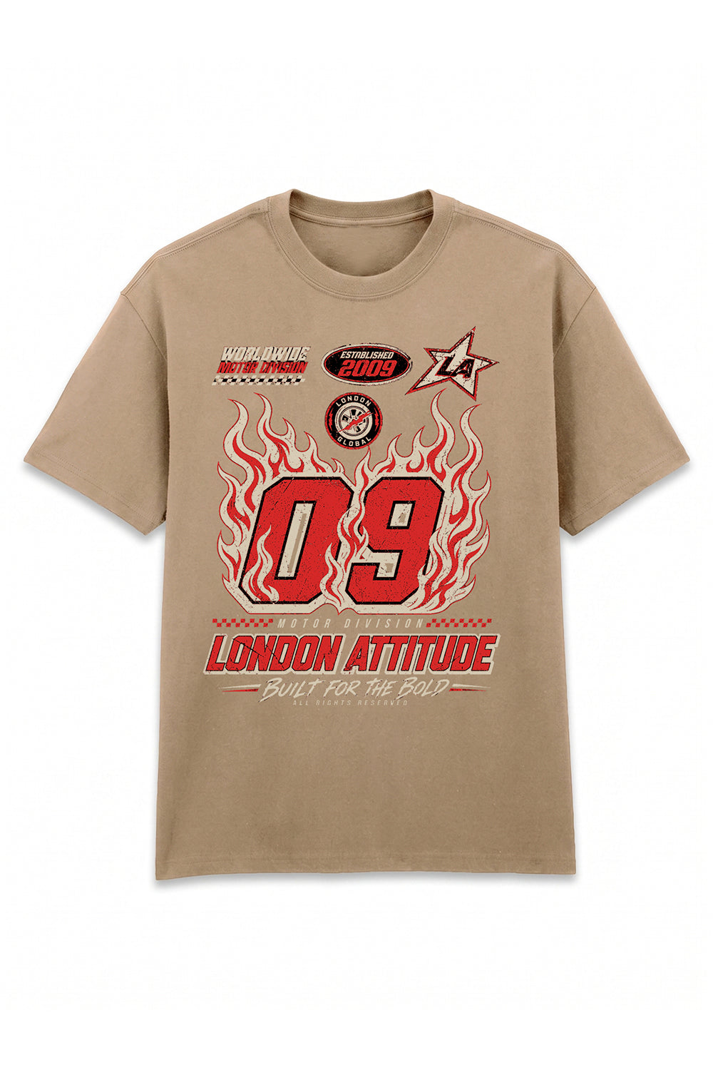 Racing Oversized Heavyweight Graphic T-Shirt