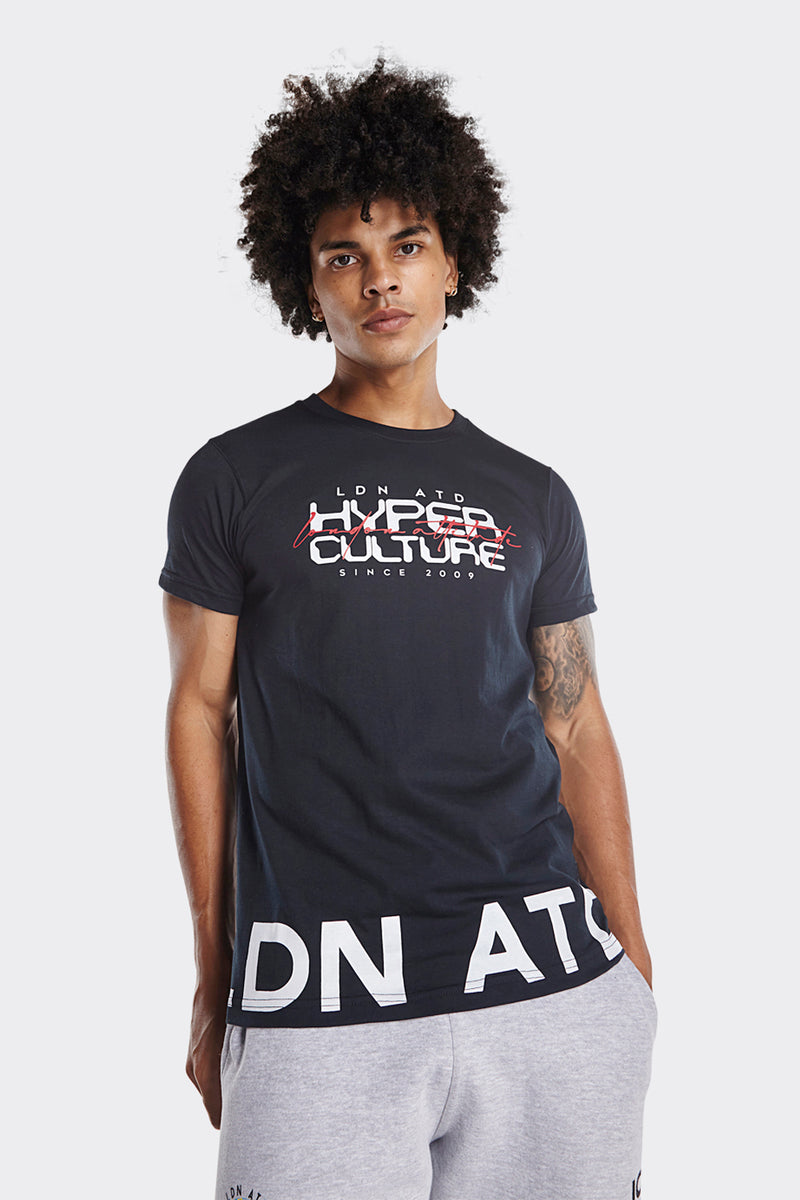 London Attitude 'Hyper Culture' Printed T-Shirt