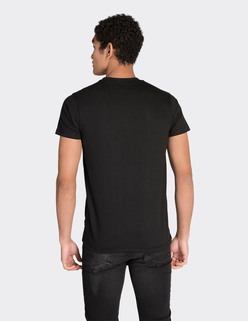 Black game changer print t-shirt